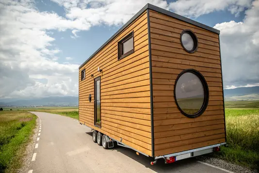 Tiny Haus auf Rädern.
