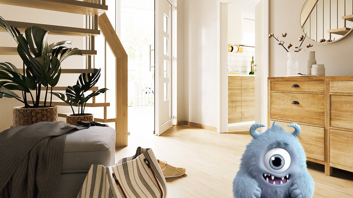 Ratenfresser Tiny im Flair 152 RE unter der Treppe