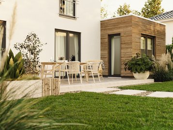 Ext_Stadthaus_Flair_124_Kubus_Holz_Garten_Fokus